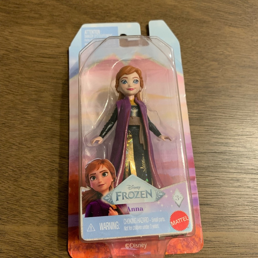 Disney Frozen Anna Fashion Doll - Purple & Black Outfit NWT